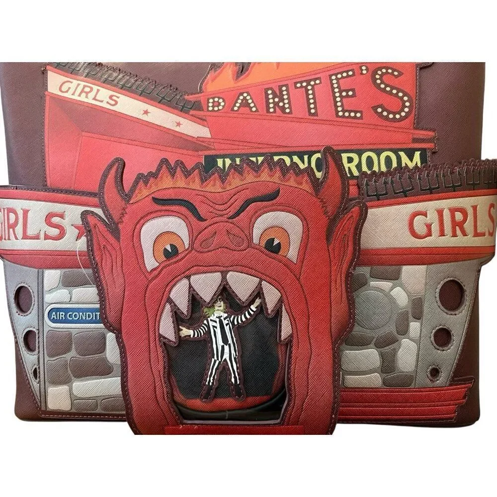 Beetlejuice Dante's Inferno Room XL Tote Crossbody Bag with Coin Bag New NWT - Picture 6 of 11